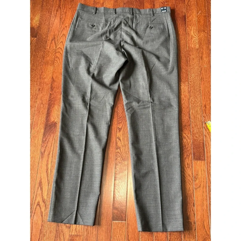 J. Crew Men's‎ Bowery Dress Pants 38 x 34 NWT Gray Wool Blend